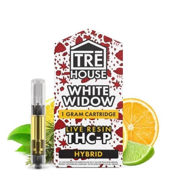 Live Resin THC-P Cartridge – White Widow – Hybrid 1g