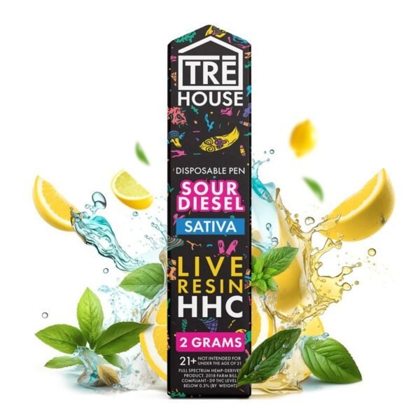 Live Resin Vape Pen – HHC – Sour Diesel – Sativa – 2g